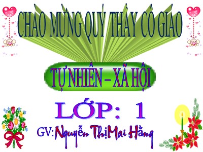 Bài giảng Tự nhiên xã hội 1 - Nhà ở - GV: Nguyễn Thị Mai Hằng