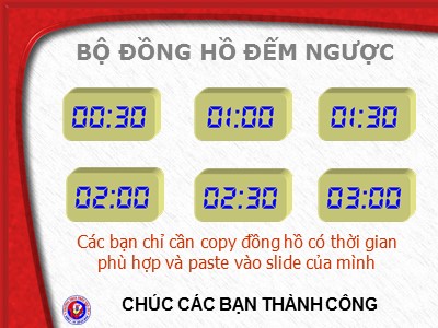 Bộ đồng hồ đếm ngược