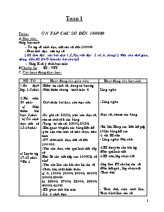 Giáo án Toán lớp 4 cả năm