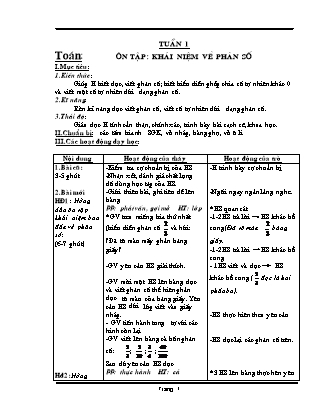 Giáo án Toán lớp 5 cả năm