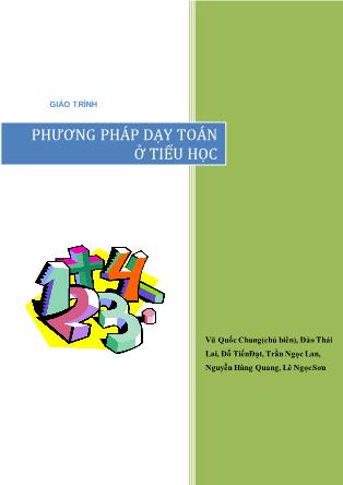 Giáo trình Phương pháp dạy toán ở tiểu học