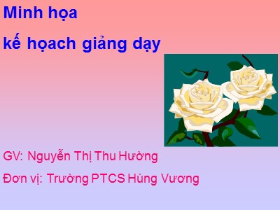 Bài giảng Sinh học 6 - Các lọai quả - GV: Nguyễn Thị Thu Hường