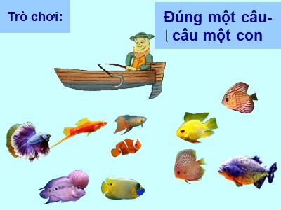 Bài giảng Thiết kế trò chơi: Đúng một câu. Câu một con