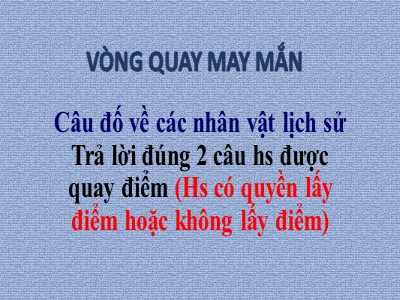 Thiết kế mẫu trò chơi cho PowerPoint: Vòng quay may mắn