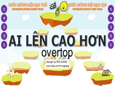 Thiết kế mẫu trò chơi trên PowerPoint: Ai lên cao hơn