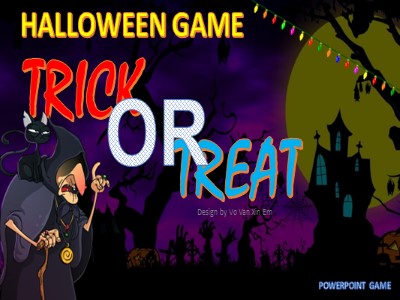 Thiết kế mẫu trò chơi trên PowerPoint: Trick or treat