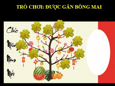 Thiết kế trò chơi trên PowerPoint: Được gắn bông mai