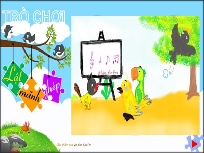 Thiết kế trò chơi trên PowerPoint: Lật mảnh ghép