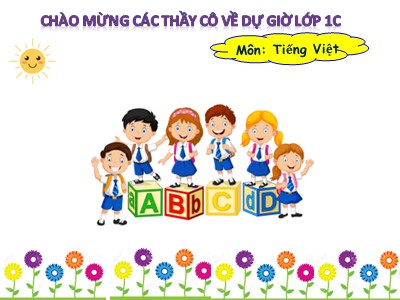 Bài giảng Tiếng Việt Lớp 1 - Bài 9: Ơ ơ - Tiết 2