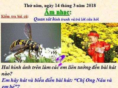 Bài giảng Âm nhạc 3 - Tiết 27: Học hát bài Tiếng hát bạn bè mình