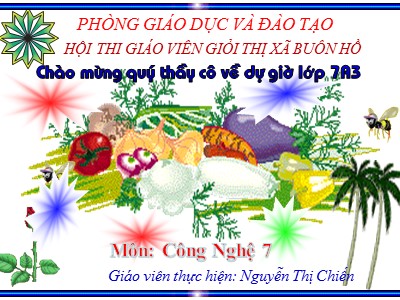 Bài giảng Công nghệ 7 - Bài 34: Nhân giống vật nuôi - Nguyễn Thị Chiến