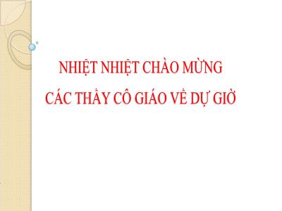 Bài giảng Hóa học Lớp 9 - Chuyên đề: Các dạng bài tập tính theo phương trình hóa học