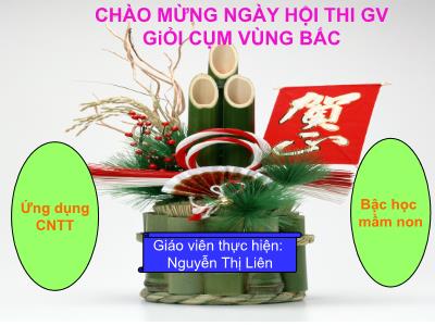 Bài giảng Mầm non Lớp Chồi - Chủ điểm: Thế giới động vật. Đề tài: Quá trình phát triển của con gà - Nguyễn Thị Liên