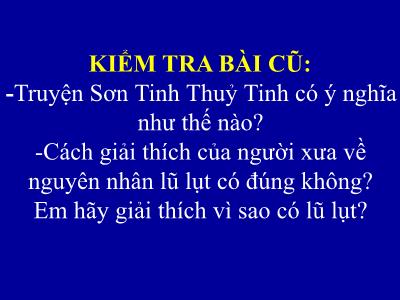 Bài giảng Ngữ Văn Lớp 6 - Tiết 13: Hướng dẫn đọc thêm. Sự tích Hồ Gươm