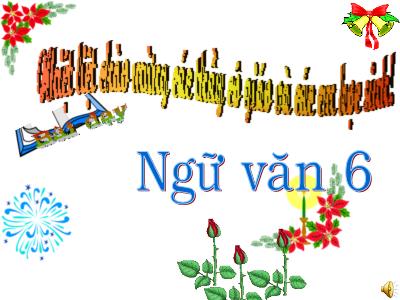Bài giảng Ngữ Văn Lớp 6 - Tiết 43: Cụm danh từ
