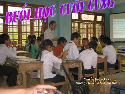 Bài giảng Ngữ Văn Lớp 6 - Tiết 89+90: Buổi học cuối cùng