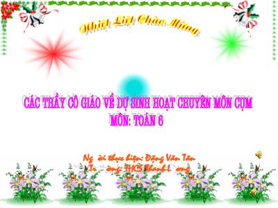 Bài giảng Toán Lớp 6 - Tiết 47: Tính chất của phép cộng các số nguyên - Đặng Văn Tân