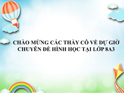 Bài giảng Toán Lớp 8 - Bài: Đường trung bình của tam giác