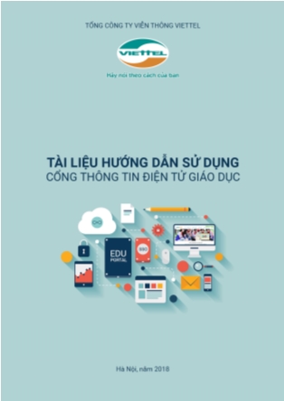 Tài liệu Hướng dẫn sử dụng cổng thông tin điện tử giáo dục năm 2018