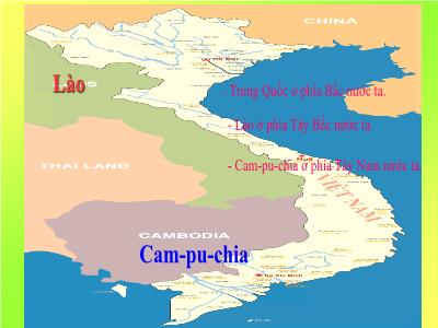 Bài giảng Địa lí Lớp 5 - Bài 19: Các nước láng giềng của Việt Nam - Năm học 2021-2022