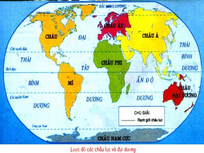 Bài giảng Địa lí Lớp 5 - Tiết 30. Bài 28: Các đại dương trên thế giới - Năm học 2022-2023