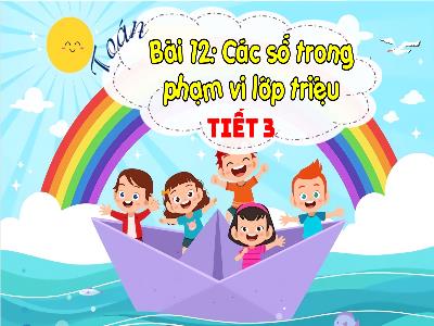 Bài giảng môn Toán Lớp 4 (Kết nối tri thức) - Chủ đề 3: Số có nhiều chữ số - Bài 12: Các số trong phạm vi lớp triệu (Tiết 3) - Năm học 2024-2025