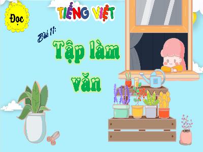 Bài giảng Tiếng Việt Lớp 4 (Kết nối tri thức) - Chủ đề: Trải nghiệm và khám phá - Bài 11: Tập làm văn (Đọc) - Năm học 2024-2025
