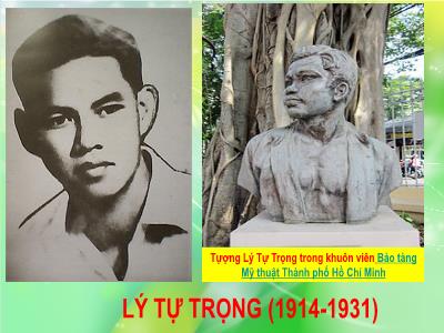 Bài giảng Tiếng Việt Lớp 5 (Kể chuyện) - Tuần 1: Lý Tự Trọng - Năm học 2023-2024