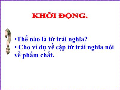 Bài giảng Tiếng Việt Lớp 5 (Luyện từ và câu) - Tuần 5: Mở rộng vốn từ Hòa bình - Năm học 2023-2024