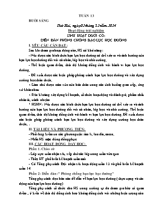Kế hoạch bài dạy các môn Lớp 1 - Tuần 13 - Năm học 2024-2025 - Trần Thị Hà Giang