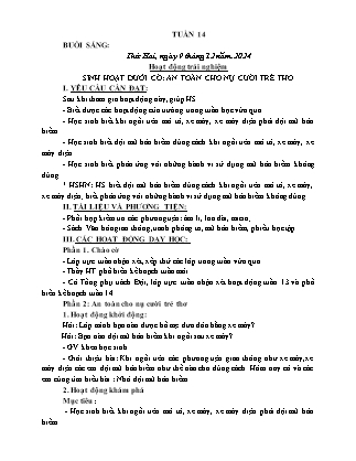 Kế hoạch bài dạy các môn Lớp 1 - Tuần 14 - Năm học 2024-2025 - Trần Thị Hà Giang