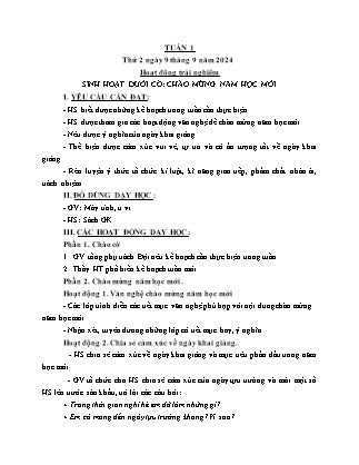 Kế hoạch bài dạy các môn Lớp 2 - Tuần 1 - Năm học 2024-2025 - Mai Thị Quyên