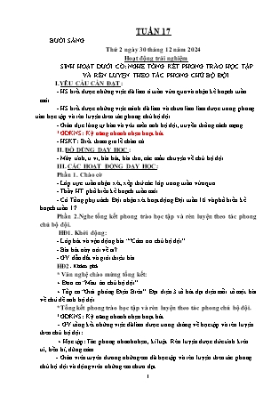 Kế hoạch bài dạy các môn Lớp 2 - Tuần 17 - Năm học 2024-2025 - Mai Thị Quyên
