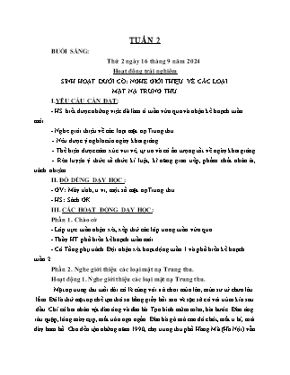 Kế hoạch bài dạy các môn Lớp 2 - Tuần 2 - Năm học 2024-2025 - Hồ Thị Hiền