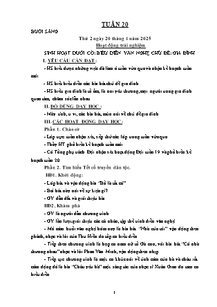 Kế hoạch bài dạy các môn Lớp 2 - Tuần 20 - Năm học 2024-2025 - Hồ Thị Hiền