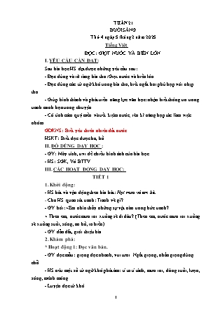 Kế hoạch bài dạy các môn Lớp 2 - Tuần 21 - Năm học 2024-2025 - Mai Thị Quyên