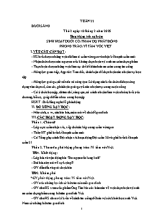 Kế hoạch bài dạy các môn Lớp 2 - Tuần 22 - Năm học 2024-2025 - Mai Thị Quyên
