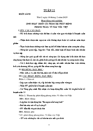 Kế hoạch bài dạy các môn Lớp 2 - Tuần 22 - Năm học 2024-2025 - Nguyễn Thị Hiền