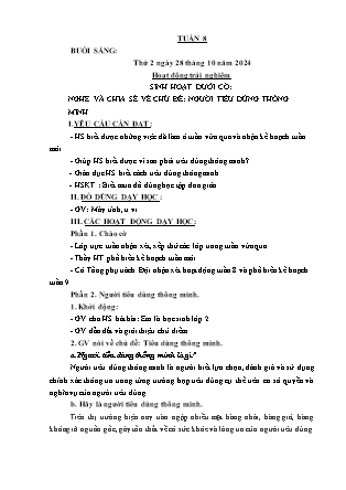 Kế hoạch bài dạy các môn Lớp 2 - Tuần 8 - Năm học 2024-2025 - Mai Thị Quyên