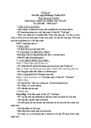 Kế hoạch bài dạy các môn Lớp 3 - Tuần 10 - Năm học 2024-2025 - Hà Thị Thúy Giang