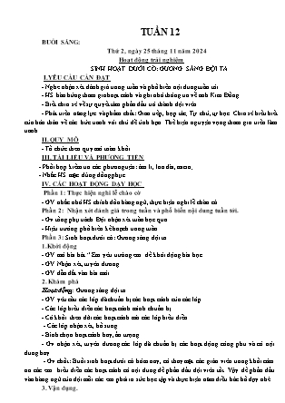 Kế hoạch bài dạy các môn Lớp 3 - Tuần 12 - Năm học 2024-2025 - Nguyễn Thị Sỹ