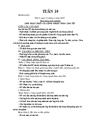 Kế hoạch bài dạy các môn Lớp 3 - Tuần 19 - Năm học 2024-2025 - Đỗ Thị Nhung