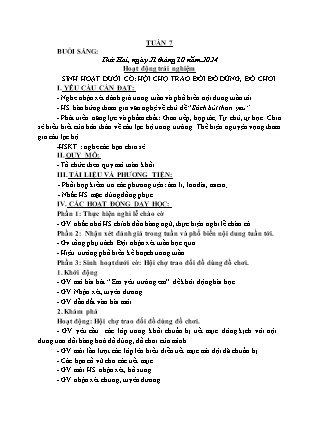 Kế hoạch bài dạy các môn Lớp 3 - Tuần 7 - Năm học 2024-2025 - Hà Thị Thúy Giang
