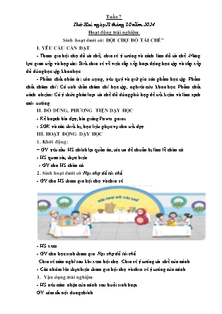 Kế hoạch bài dạy các môn Lớp 4 - Tuần 7 - Năm học 2024-2025 - Lê Thị Mận