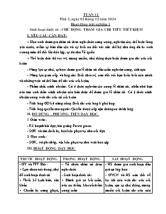 Kế hoạch bài dạy các môn Lớp 5 - Tuần 13 - Năm học 2024-2025 - Nguyễn Thị Thu Hoài