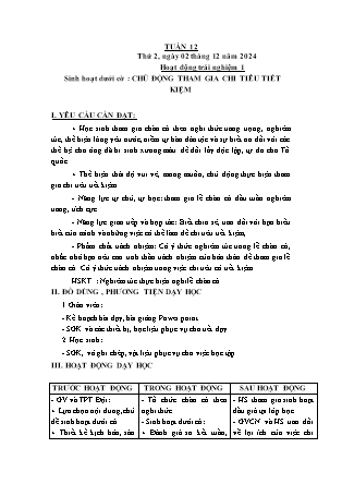 Kế hoạch bài dạy các môn Lớp 5 - Tuần 13 - Năm học 2024-2025 - Trần Thị Huyền