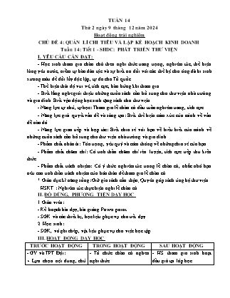 Kế hoạch bài dạy các môn Lớp 5 - Tuần 14 - Năm học 2024-2025 - Trần Thị Huyền