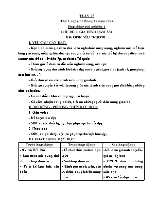 Kế hoạch bài dạy các môn Lớp 5 - Tuần 17 - Năm học 2024-2025 - Hà Văn Lâu