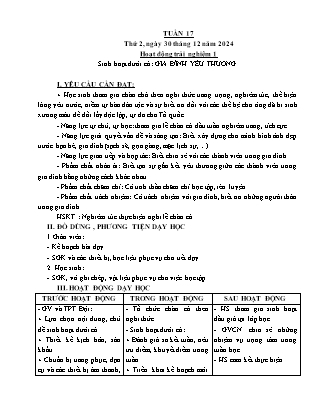 Kế hoạch bài dạy các môn Lớp 5 - Tuần 17 - Năm học 2024-2025 - Trần Thị Huyền