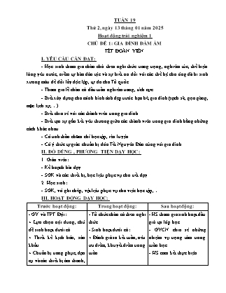 Kế hoạch bài dạy các môn Lớp 5 - Tuần 19 - Năm học 2024-2025 - Hà Văn Lâu